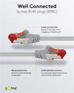 GOOBAY καλώδιο δικτύου 50889, CAT 6 S/FTP, copper, 250MHz, 5m, γκρι - Image 3