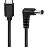 GOOBAY καλώδιο τροφοδοσίας USB-C σε DC 78968, 5.5x2.5mm, 0.5m, μαύρο