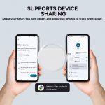 HAVEDEER smart tag ACCUTAG για Android συσκευές, Bluetooth tracker, λευκό - Image 4