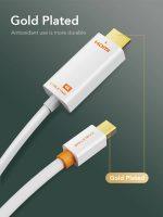 CABLETIME καλώδιο mini DisplayPort σε HDMI CT-AV588-03G4K, 4K/30Hz, 1m, λευκό - Image 5