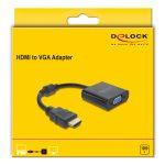 DELOCK αντάπτορας HDMI σε VGA 61077, 1080p, μαύρος - Image 3