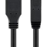 GOOBAY καλώδιο USB 3.0 σε USB Type B 95719, 1m, 5Gbps, μαύρο