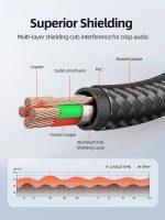 CABLETIME καλώδιο ήχου 3.5mm CT-AM35M, gold plated, 1.5m, μαύρο - Image 5