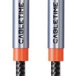 CABLETIME καλώδιο ήχου 3.5mm CT-AM35M, gold plated, 2m, μαύρο