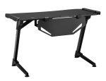 BRATECK gaming γραφείο Glory GMD04-1S, 1200x600mm, RGB, μαύρο - Image 5