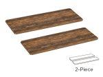 BRATECK επιφάνεια γραφείου TP12060R-2P, 120x60x1.8cm, καφέ ξύλινη - Image 3