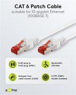GOOBAY καλώδιο δικτύου 93508, CAT 6 S/FTP, copper, 250MHz, 30m, λευκό - Image 2
