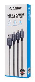 ORICO καλώδιο Lightning σε USB-C GQA29, 29W, 480Mbps, 1m, μαύρο - Image 3