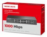 MERCUSYS desktop/rackmount switch MS124GS, 24x Gigabit θύρες, V1.0 - Image 5