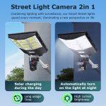 SECTEC smart ηλιακή κάμερα ST-LC598-EU με προβολέα, dual lens, 3MP, 4G, SD, PTZ, IP66 - Image 2