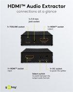 GOOBAY HDMI audio extractor 79138, 4K/30Hz, μαύρο - Image 4