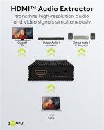 GOOBAY HDMI audio extractor 79138, 4K/30Hz, μαύρο - Image 5