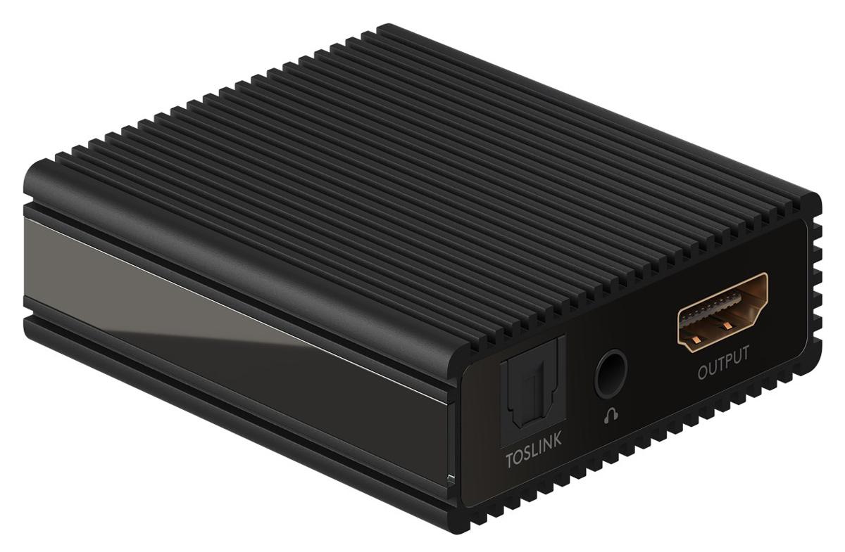 79138 GOOBAY HDMI audio extractor 79138, 4K/30Hz, μαύρο - Image 1