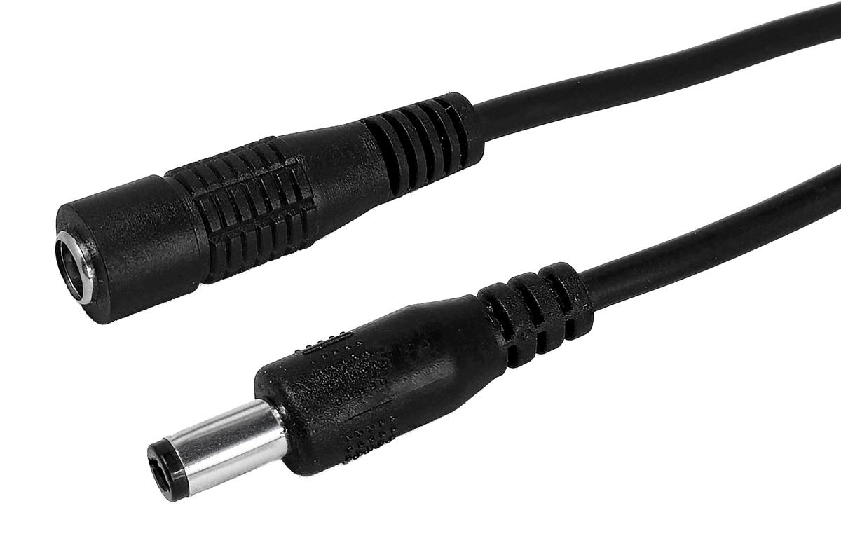 CAB-H203 POWERTECH καλώδιο προέκτασης τροφοδοσίας CAB-H203, 5.5x2.5mm, 10m, μαύρο - Image 1
