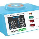 RELIFE σταθμός φόρτισης RL-309AW, 6x USB/2x USB-C/wireless, 100W, λευκός