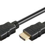 GOOBAY καλώδιο HDMI 80101 με Ethernet, soft, 4K/60Hz, 18 Gbps, 1m, μαύρο