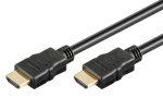 GOOBAY καλώδιο HDMI 80102 με Ethernet, soft, 4K/60Hz, 18 Gbps, 1.5m, μαύρο