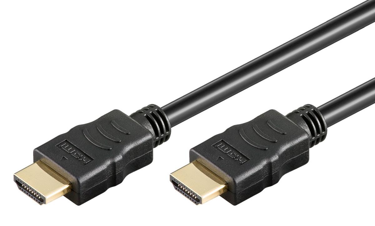 80105 GOOBAY καλώδιο HDMI 80105 με Ethernet, soft, 4K/60Hz, 18 Gbps, 5m, μαύρο - Image 1