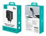 USAMS φορτιστής τοίχου CC330, 2x USB & 2x USB-C, 40W, GaN, μαύρος - Image 6