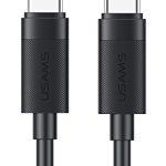 USAMS καλώδιο USB-C SJ780, 60W, 480Mbps, 1m, μαύρο