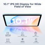 DOOGEE tablet Tab A9 Pro με πληκτρολόγιο/ποντίκι/στυλό αφής/θήκη, 10.1", 4/128GB, Android 15, 6580mAh, γκρι - Image 2