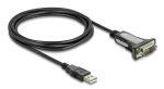DELOCK καλώδιο USB σε RS-232 66922, 921.6Kbps, 3m, μαύρο - Image 3