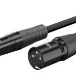 GOOBAY καλώδιο ήχου 6.35mm σε XLR 80361, 1.5m, μαύρο