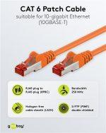 GOOBAY καλώδιο δικτύου 93467, CAT 6 S/FTP, copper, 250MHz, 0.50m, πορτοκαλί - Image 2