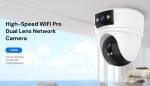 VSTARCAM smart κάμερα CS2DR, 3MP, dual lens, WiFi, PTZ, SD - Image 2