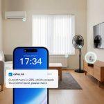 SONOFF smart θερμόμετρο & υγρασιόμετρο AirGuard TH, έως 60°C, ZigBee 3.0 & Bluetooth, λευκό - Image 2