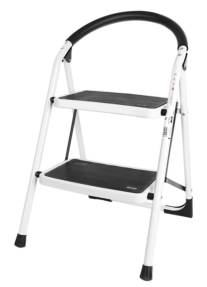 DL509012 DELI σκάλα σιδήρου DL509012 με 2 σκαλοπάτια, 46cm, 150kg - Image 1