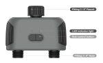 INHOCON smart προγραμματιστής ποτίσματος SGW02 2 θέσεων, Bluetooth, IP55 - Image 5