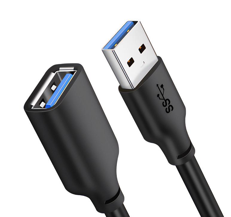 6975285500498 CABLETIME καλώδιο προέκτασης USB CT-C160-U3-AMAFN, 5Gbps, 2m, μαύρο - Image 1