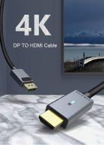 CABLETIME καλώδιο DisplayPort σε HDMI CT-AV585-P02G4K, 4K/30Hz, 1.8m, μαύρο - Image 2