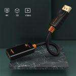 CABLETIME αντάπτορας DisplayPort σε HDMI CT-AV586-01G4K, 4K/30Hz, μαύρος - Image 2