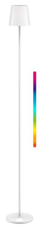 GOOBAY επιτραπέζιο φωτιστικό 76572, RGBW, dimmable, επαναφορτιζόμενο, έως 122.3cm ύψος, λευκό