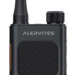 ALERVITES ασύρματος πομποδέκτης AT2, 2W, UHF 400-480MHz, Bluetooth, γκρι