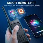 ALERVITES ασύρματος πομποδέκτης AT2, 2W, UHF 400-480MHz, Bluetooth, γκρι - Image 4