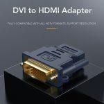 CABLETIME αντάπτορας HDMI σε DVI AV599-HA05R-GB, 1080p, μαύρος - Image 2