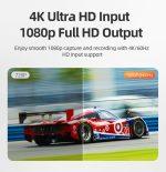 CABLETIME video capture CT-ACHC3-AG, HDMI/USB & USB-C, 4K/30Hz, γκρι - Image 3