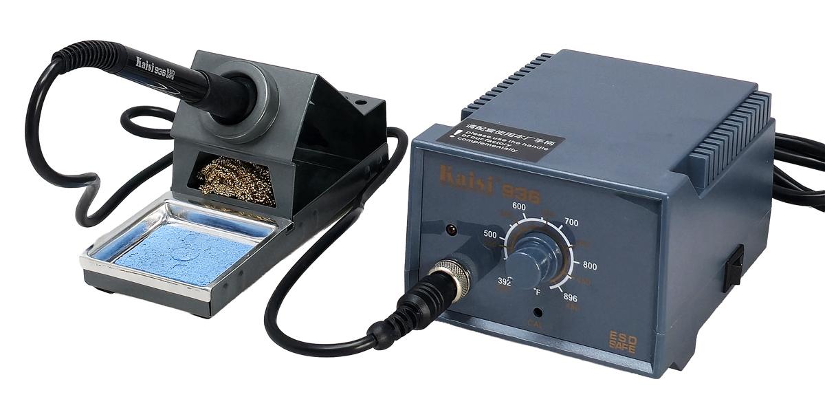 KAI-936 KAISI σταθμός συγκόλλησης 936 με κολλητήρι, 60W, 200~480°C - Image 1