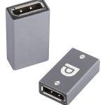 POWERTECH αντάπτορας DisplayPort PT-1643, 8K/60Hz, 32.4 Gbps, γκρι